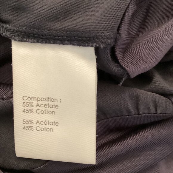 3.1 Phillip Lim Top Size Medium Keyhole Charcoal Gray‎ Pleated Detail - Picture 8 of 8